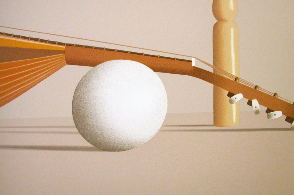 FRÉDÉRIC VIDALENS, ‘Mandoline’, originele kleurenlitho, handgesigneerd kopen? Bied vanaf 50!