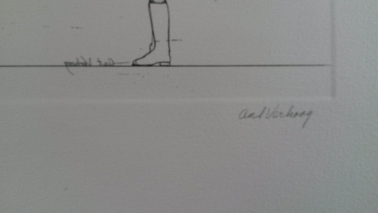 Aat Verhoog - litho - zonder titel kopen? Bied vanaf 25!