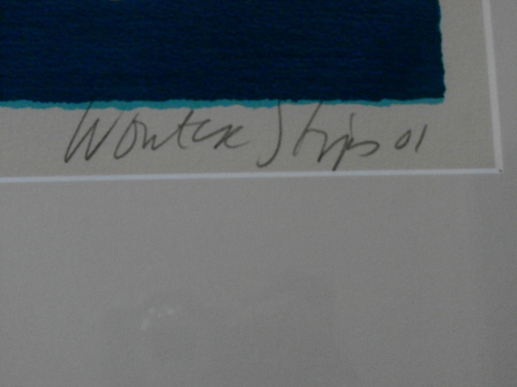 Wouter Stips - ingelijste zeefdruk: ongeloofelijk, zoveel hou ik van jou - 2001 kopen? Bied vanaf 125!