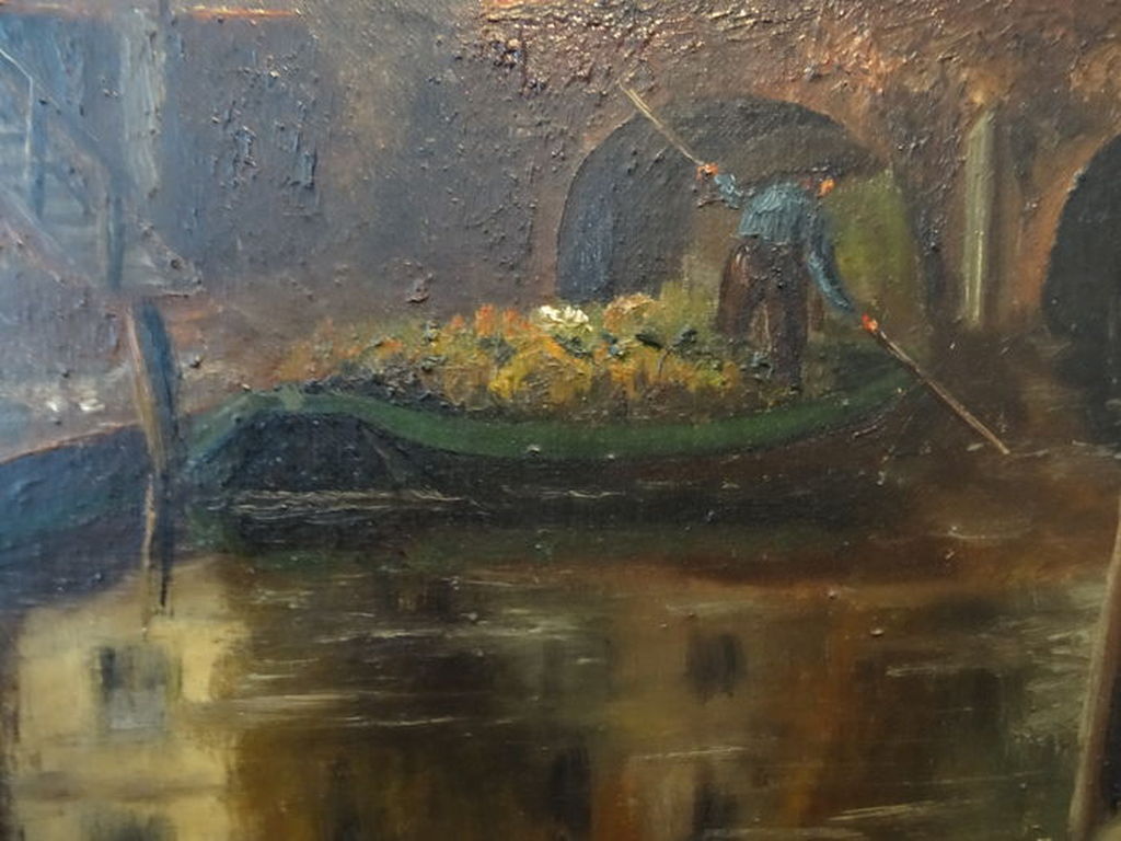 Hero Hette Ros (1870-1954) - Stadsgezicht van Utrecht met de Dom   kopen? Bied vanaf 350!