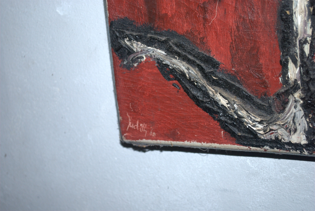 Onbekend gesigneerd olieverfschilderij uit 1965 kopen? Bied vanaf 1!