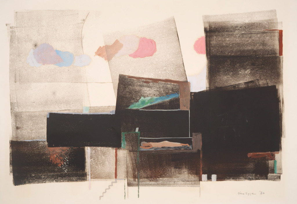 Gene Eggen: Monotype, Zonder titel kopen? Bied vanaf 1!