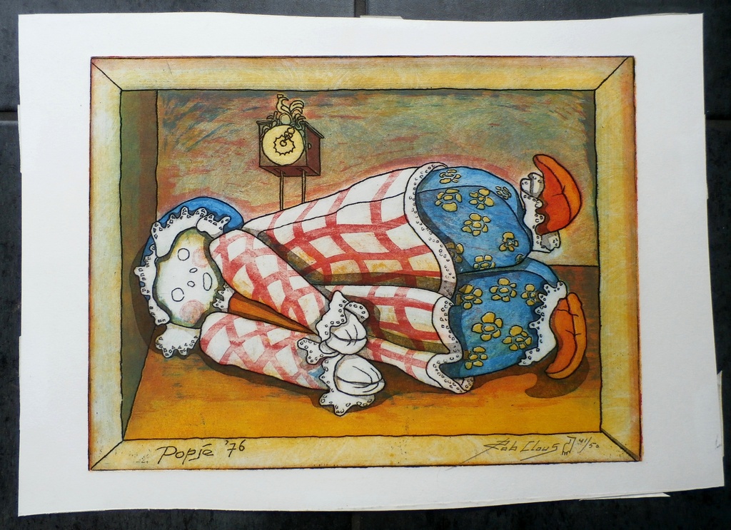 Rob Clous - ets: Popje - 1976 kopen? Bied vanaf 40!