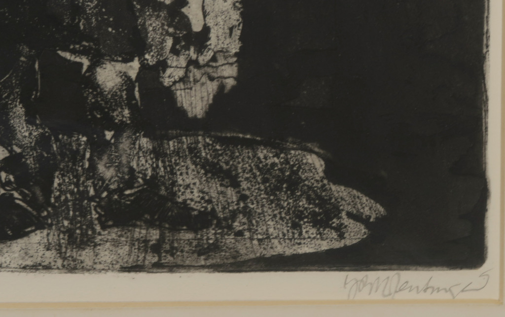 Jan Mensinga: Ets, Man - Ingelijst kopen? Bied vanaf 70!