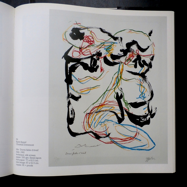 Laatste keer: Karel Appel & Christian Dotremont - proefzeefdruk - 1982 kopen? Bied vanaf 199!