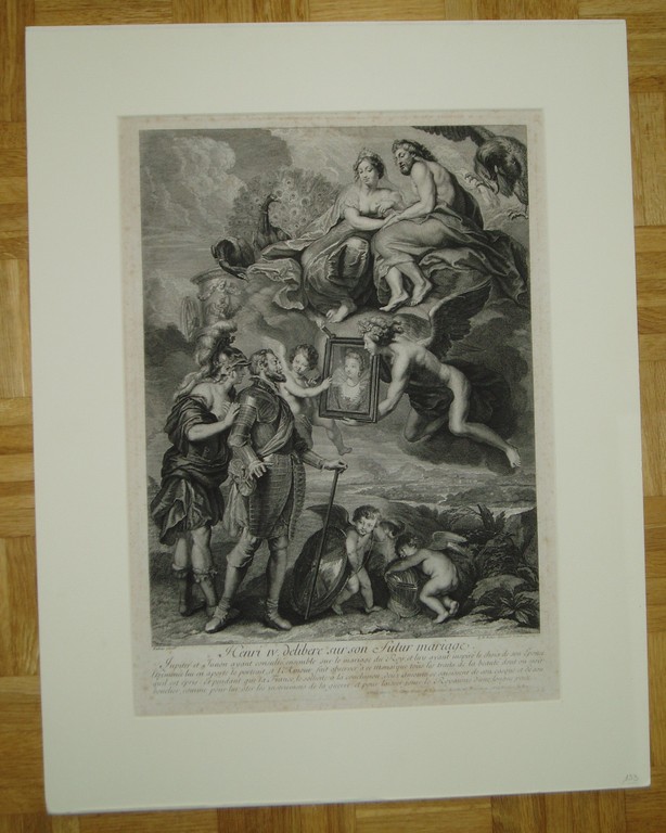 Henry IV délibéré sur son futur mariage - naar P.P Rubers - J. Audran - 1703 kopen? Bied vanaf 45!