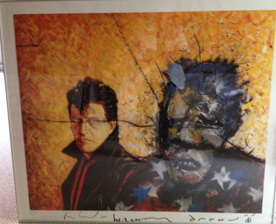 Zeefdruk 2 portretten verkocht voor € 400!