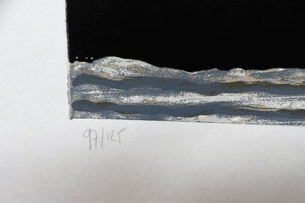 Ronald Boonacker,Zeefdruk op papier,Night sky 1,Handgesigneerd. kopen? Bied vanaf 75!