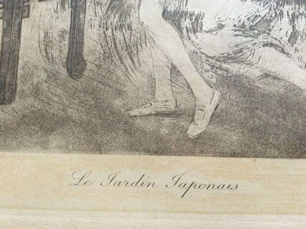 Louis Icart - Le Jardin Japonais - ets, aquatint kopen? Bied vanaf 75!