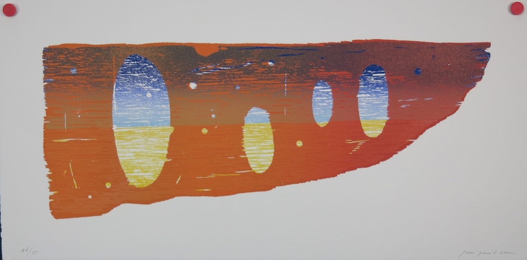 Joris Geurts: Houtsnede, zonder titel (Bijzonder formaat) kopen? Bied vanaf 35!