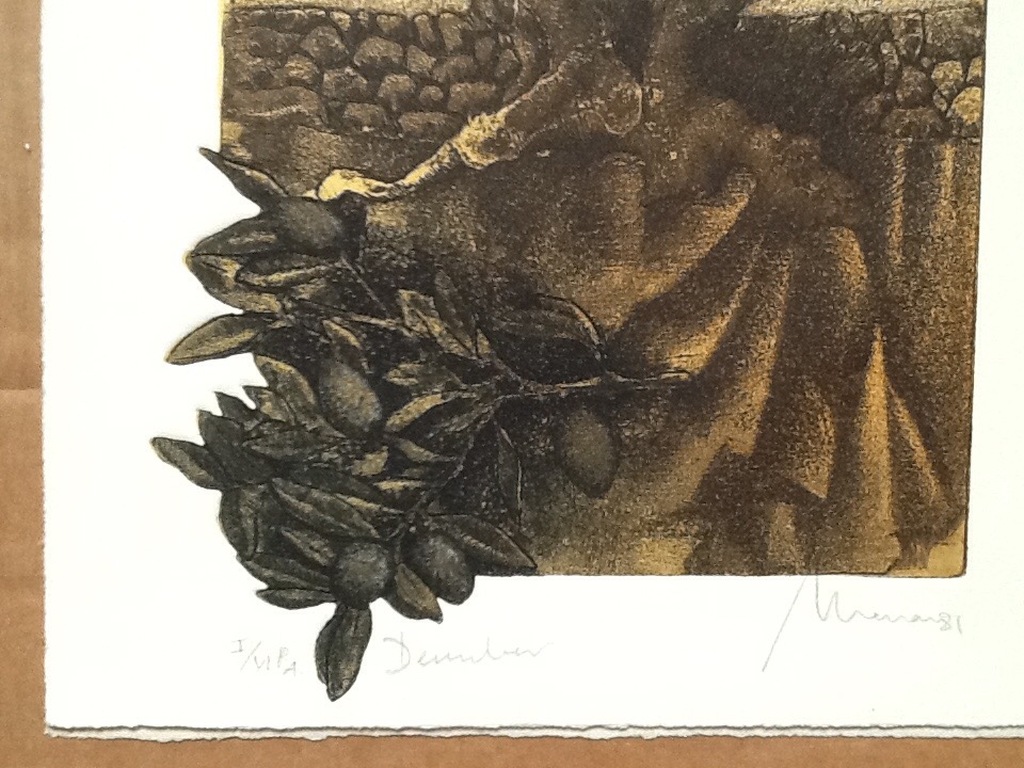 Manuel Menan 2 kleurenlitho's June en December '81 kopen? Bied vanaf 75!