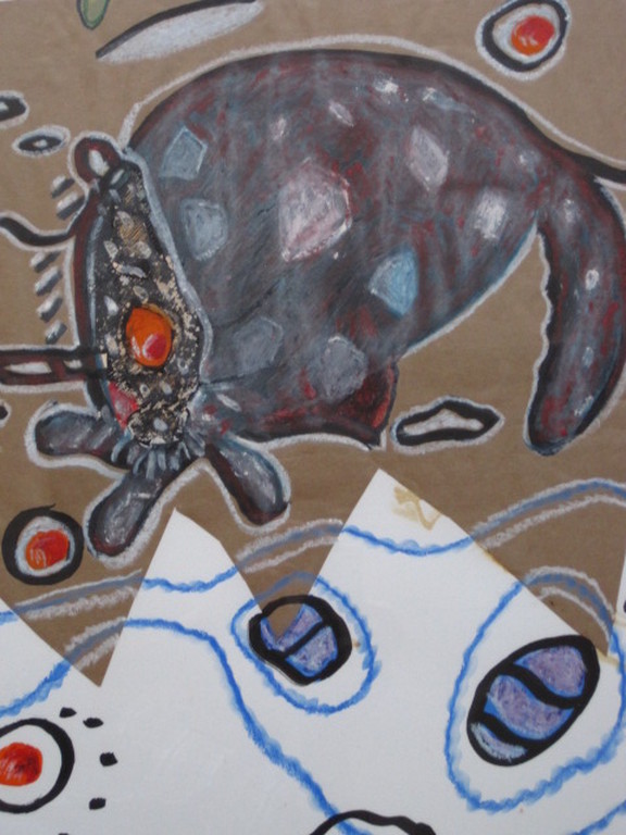 Kenmerkend Quintus Jan Telting aquarel "Neushoorn" 1987 Suriname ongesigneerd kopen? Bied vanaf 1!