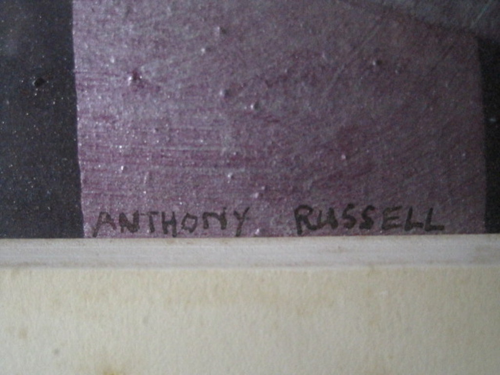 Anthony Russell - tribal African artist - gemengde techniek - gesigneerd  kopen? Bied vanaf 1!