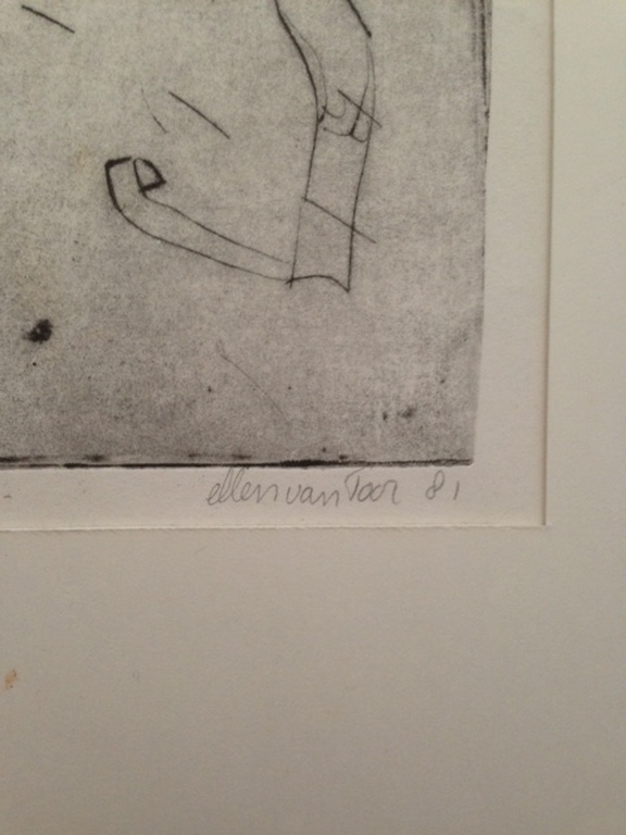 Ellen van Toor ets 1981. kopen? Bied vanaf 1!