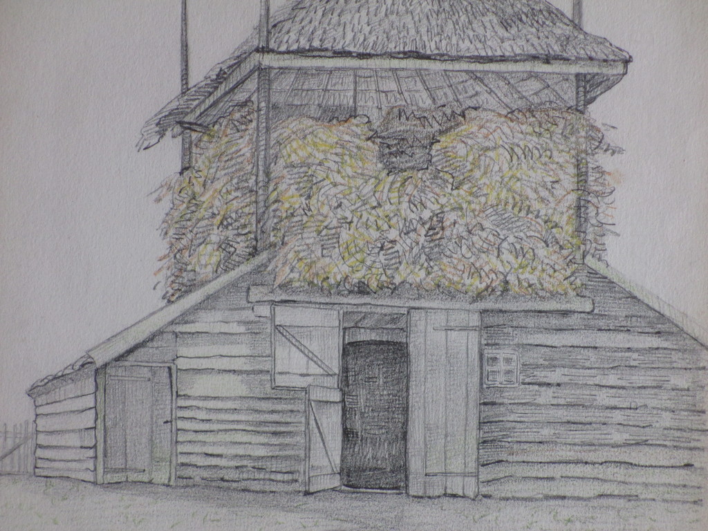 Antoinette van Hoytema, Hooischuur Doorn, Kleurtekening kopen? Bied vanaf 1!