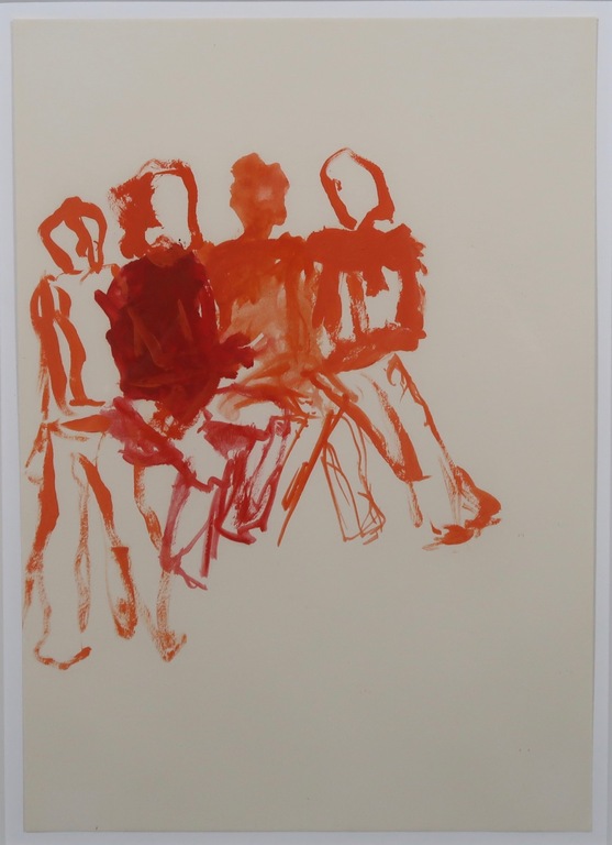 Wilfried Lansink: Olieverf op papier, Z.T. - Ingelijst kopen? Bied vanaf 40!