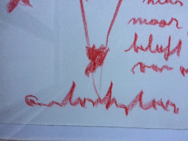 Anton Heyboer: tekening, dansende vrouw kopen? Bied vanaf 150!