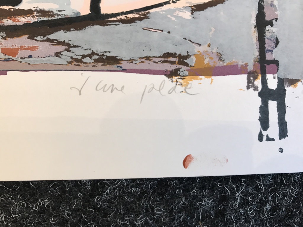 John Lie A Fo   1 originele zeefdruk / Litho gesigneerd 1986  Eigen Druk kopen? Bied vanaf 1!