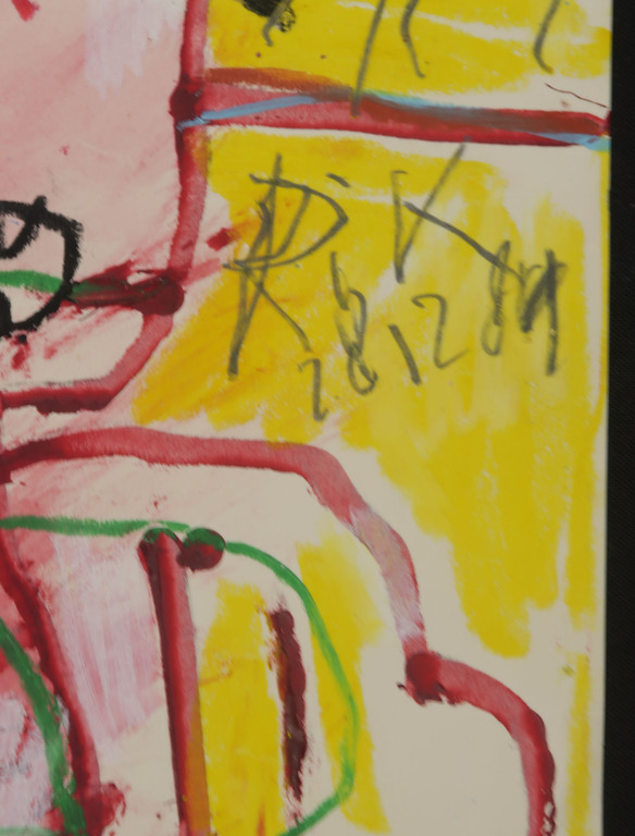 Rik van Iersel: Gouache op papier, Z.T. Figuur kopen? Bied vanaf 80!