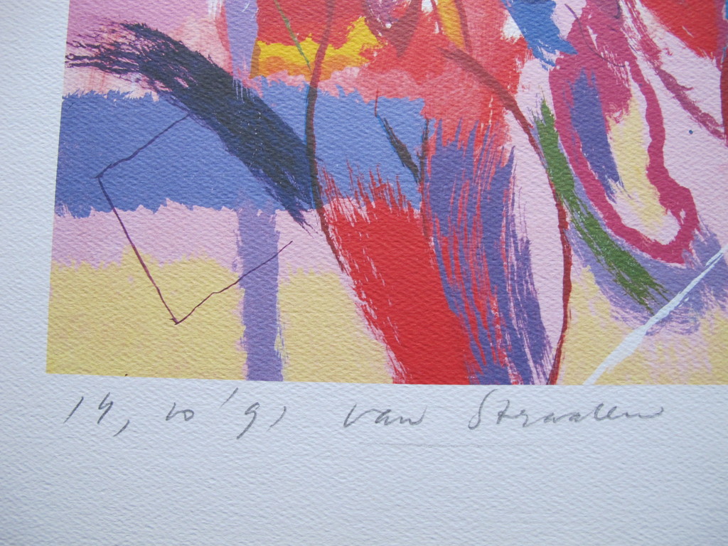 Frans van Straalen, zeefdruk kopen? Bied vanaf 35!