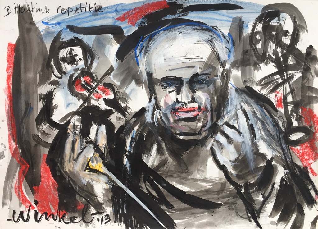 Arien Winkel - Originele tekening: Dirigent kopen? Bied vanaf 1!