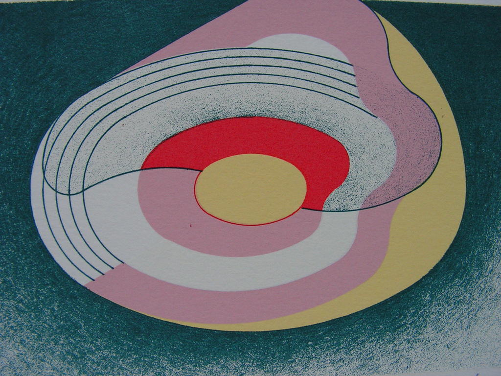 Bert Boogaard  -  zeefdruk  -  compositie kopen? Bied vanaf 1!