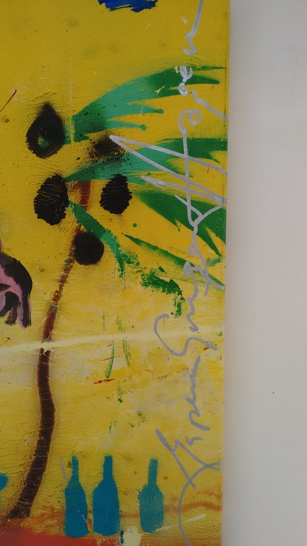 Espen Greger Hagen, beware of falling coconuts, 155 x 65 cm TOPWERK kopen? Bied vanaf 375!