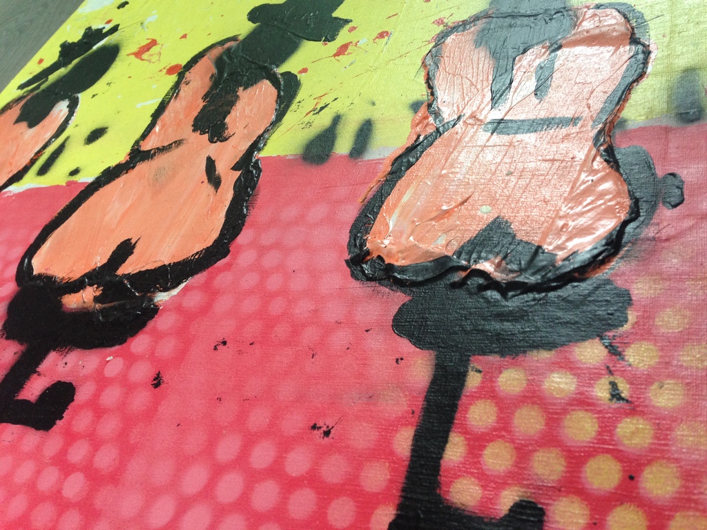 Prachtig werk van Espen Greger Hagen; 'Bar girls' 1.00 x 0.70 kopen? Bied vanaf 195!