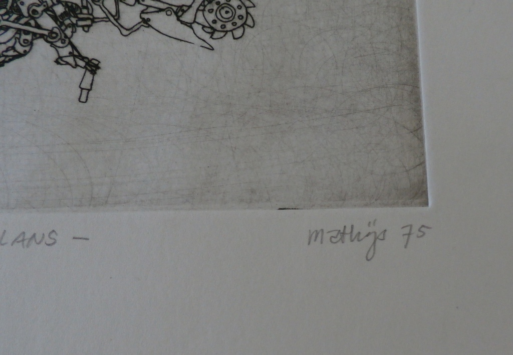 Mathijs - 1975 - ets: 5 jaar galerie balans kopen? Bied vanaf 1!