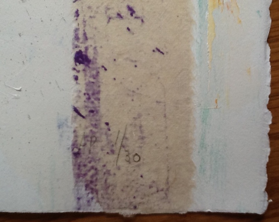 Peter Schenk, zeefdruk met collage en verf (unica) gesigneerd oplage AP 1/30 kopen? Bied vanaf 85!