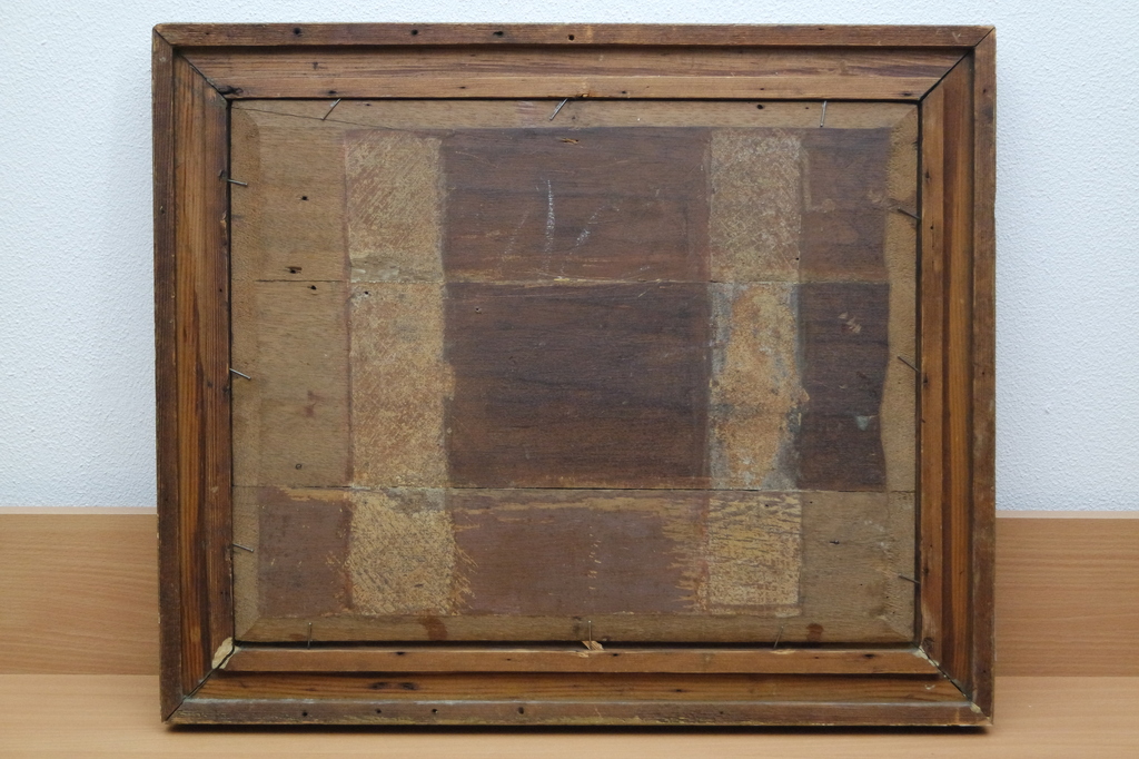 Hermanus van TANKEREN (Breda 1900 - 1980) - olieverf op paneel - kippen kopen? Bied vanaf 190!