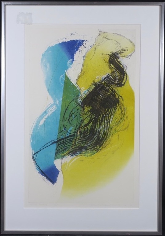 Hans Vredegoor ets en aquatint 'Carnal meeting' - ingelijst kopen? Bied vanaf 1!
