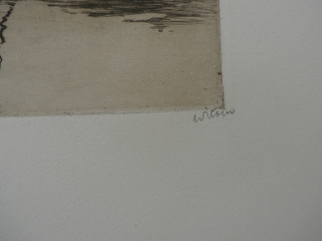 Willem Witsen - ets: Damrak 2 - 1905/1906 kopen? Bied vanaf 395!