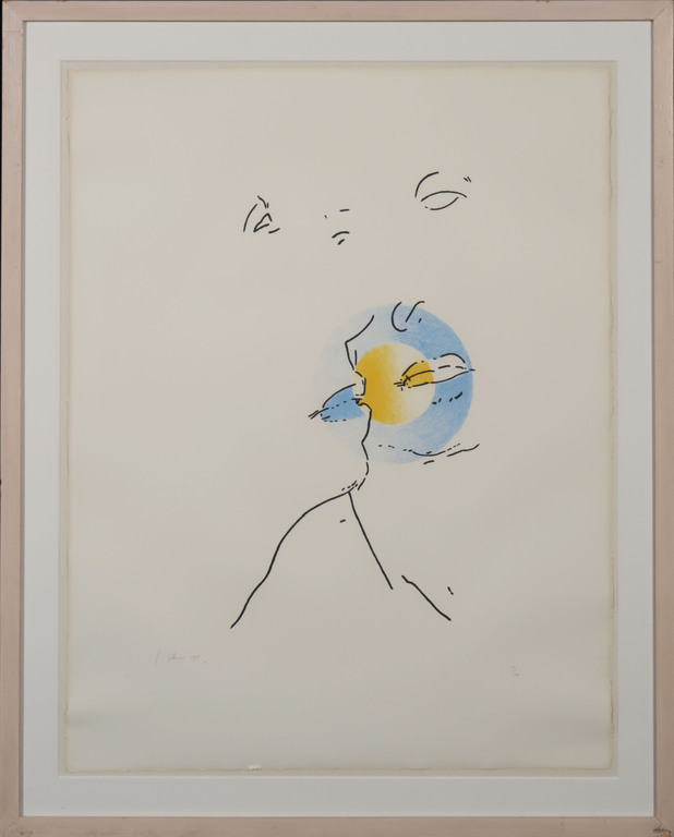 Jaap Hillenius: Litho, Zonder titel - Ingelijst kopen? Bied vanaf 1!