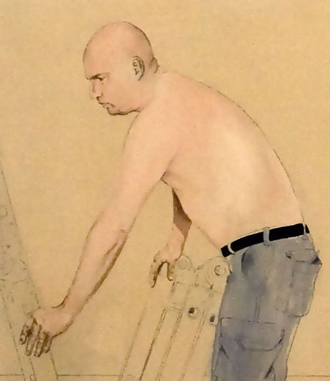 Henk Olijve: Olieverf op paneel - verso gesigneerd - 2008 kopen? Bied vanaf 900!