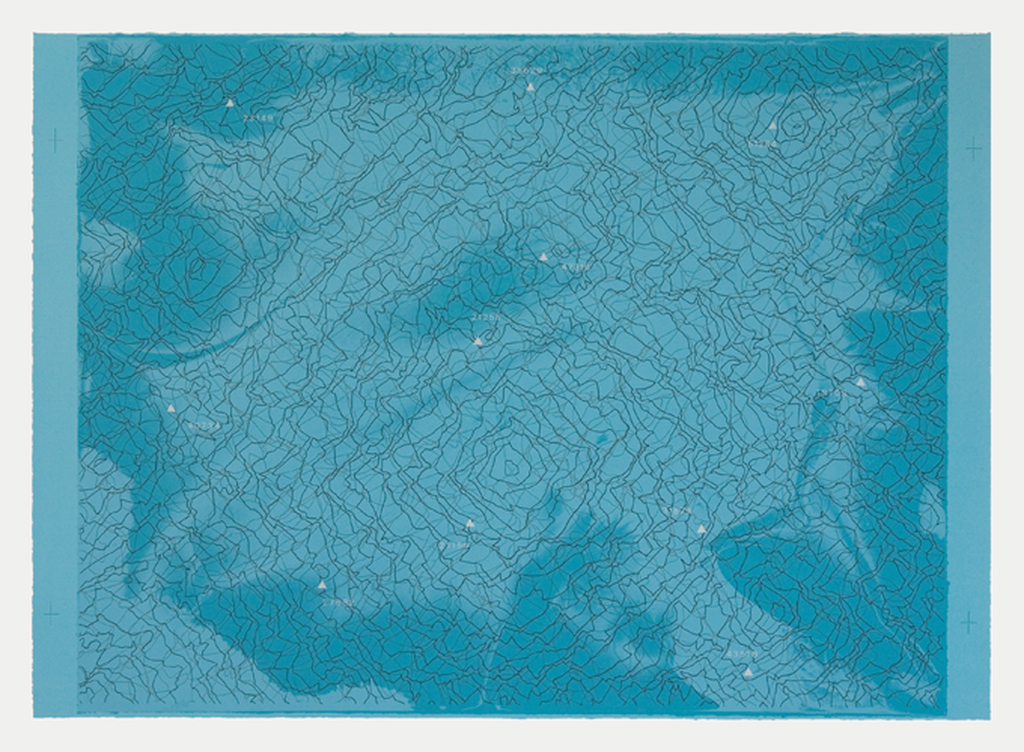 Pieter van der Veen: ingelijste zeefdruk 'Sea II' (Geographical Spots) kopen? Bied vanaf 25!