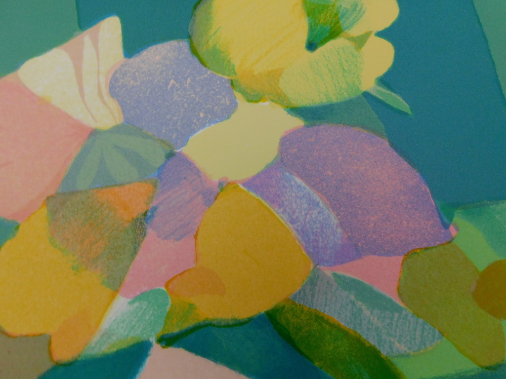 Freddy Defossez - Kleurenlitho - Vase mauve kopen? Bied vanaf 35!