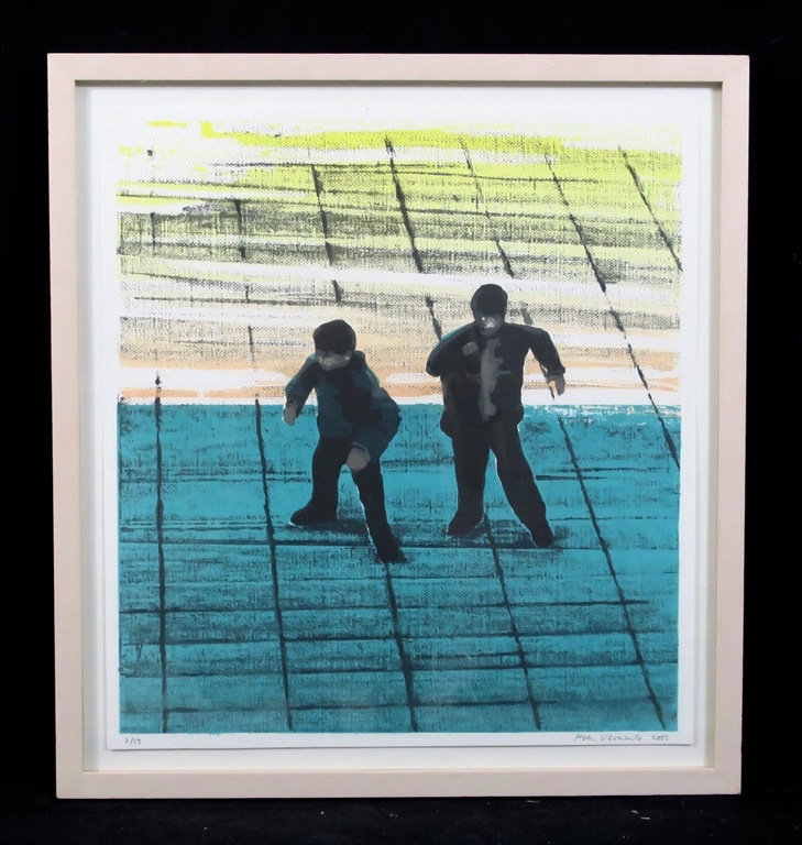 Koen Vermeule: Zeefdruk, Z.T. - Ingelijst kopen? Bied vanaf 60!