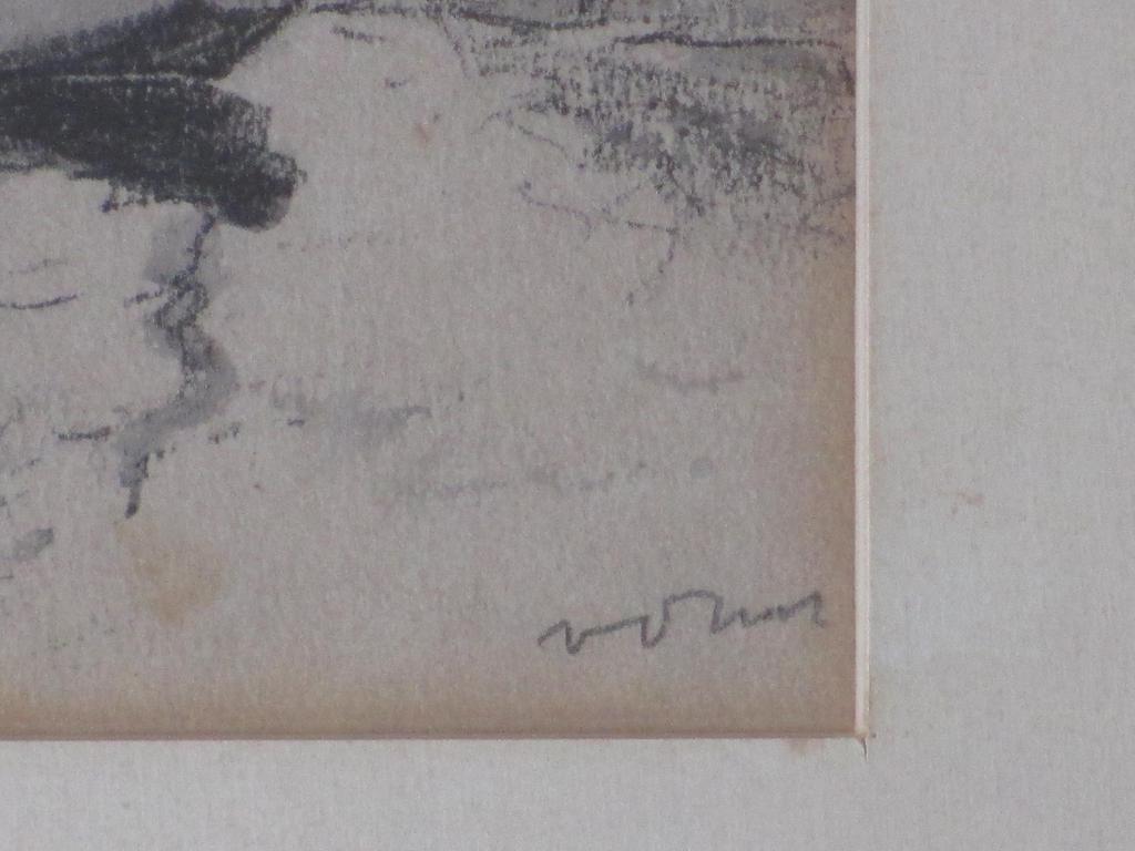 Willem van der Nat, Tekening, Roeiboot op de plas kopen? Bied vanaf 40!