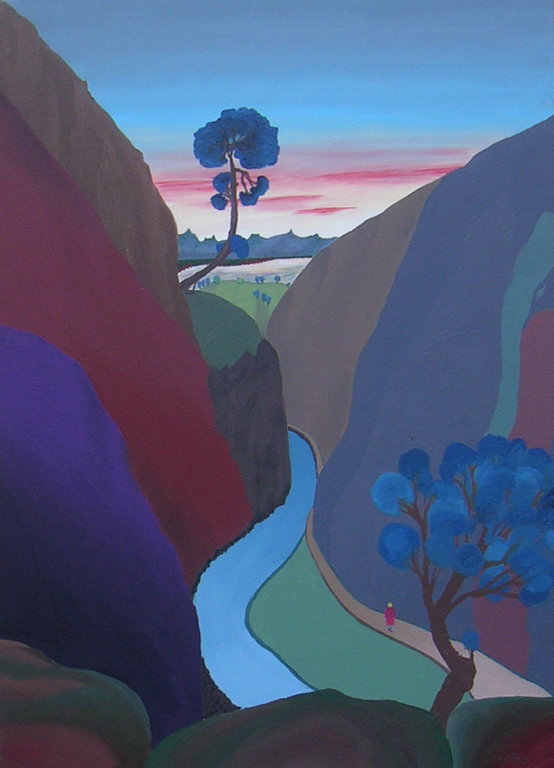 Hein van der Meij,olieverf op doek,Vrouw in kloof. kopen? Bied vanaf 125!