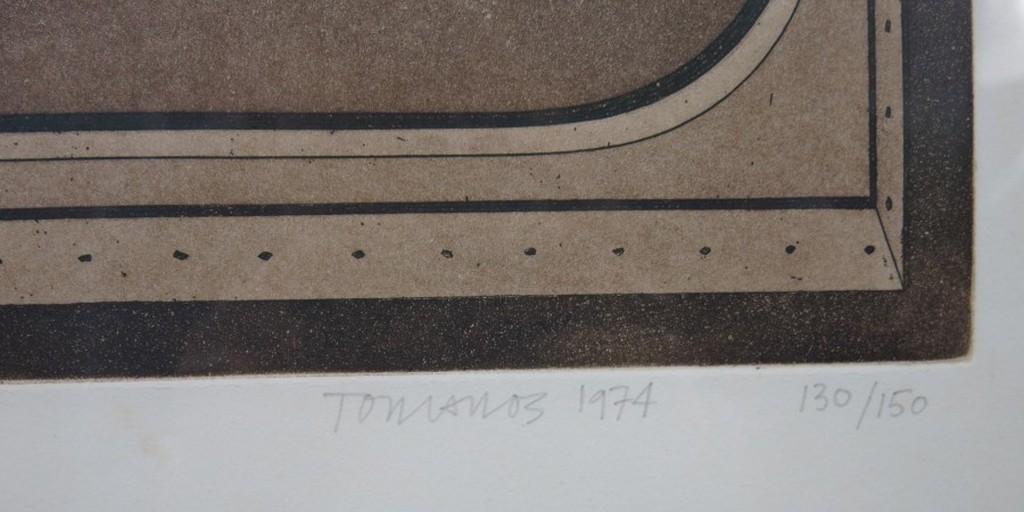 Ton van Os: Ets, Zonder titel I -Ingelijst kopen? Bied vanaf 35!