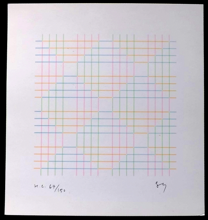 Shizukoyo Shikawa  3x abstract gesigneerde litho kopen? Bied vanaf 1!