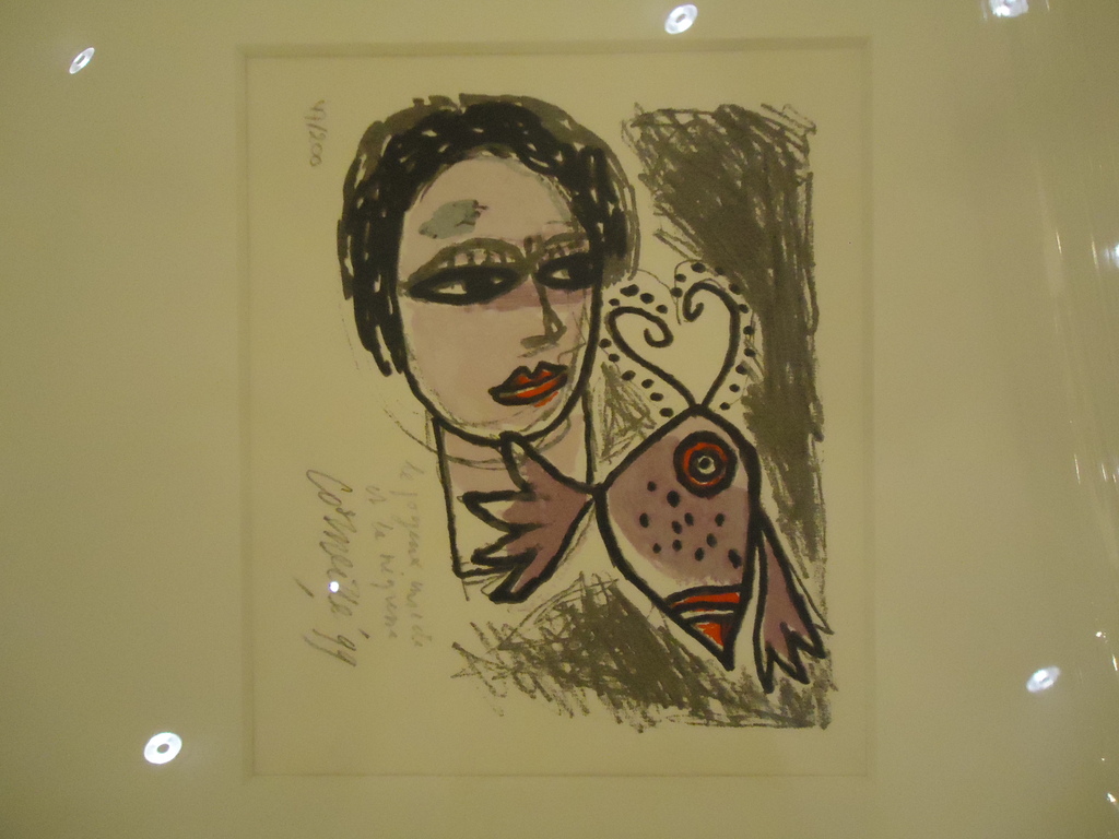 Corneille Zeefdruk "Le Joyeux insecte et la tigresse" 41x43cm kopen? Bied vanaf 100!