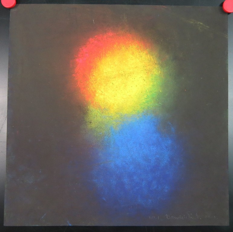 Rudi van de Wint: Krijttekening, Abstract no.1 kopen? Bied vanaf 150!