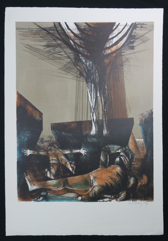 Aat Verhoog: Litho, Z.T. kopen? Bied vanaf 40!