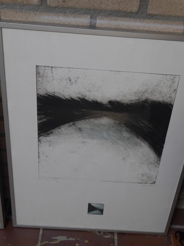 Maaike Alma-Etsen- ingelijst-over de weg- dijk bij eemshaven kopen? Bied vanaf 75!