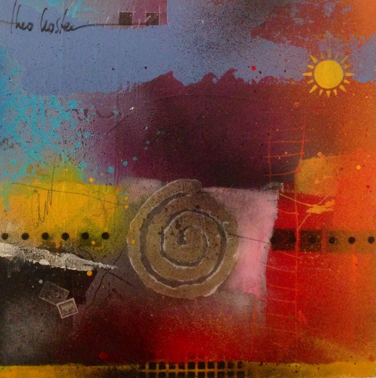 Theo koster , gemengde techniek, turning kopen? Bied vanaf 1!