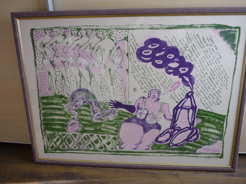 Litho uit 1974 van Lucebert.  verkocht voor € 550!