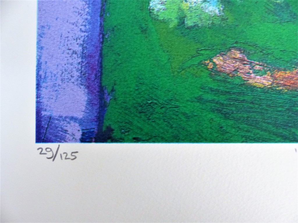 Jentsje Popma,zeefdruk op papier,Koolzaad met fluitekruid,Handgesigneerd. kopen? Bied vanaf 75!