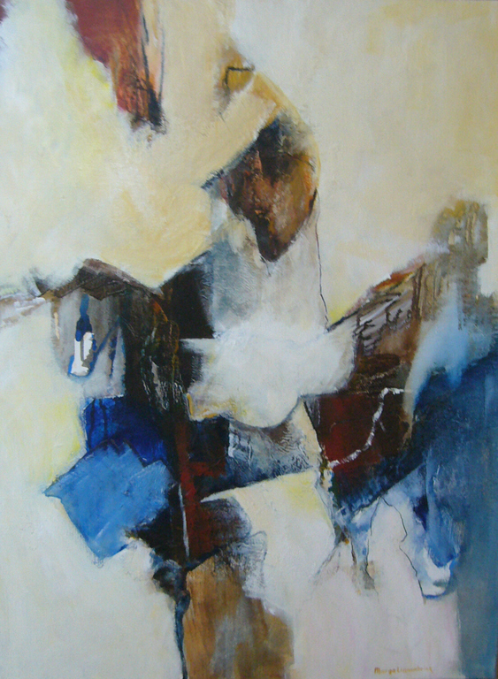 Marga Linnenbrink - Marga Linnenbrink Titel: Ruiter te Paard acryl / doek 90 x 70 cm. Gesigneerd. kopen? Bied vanaf 250!